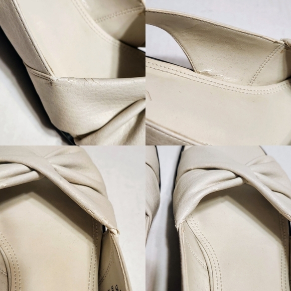 Life Stride Melissa Faux Leather Slingback Sandal Ivory Size 6 - Picture 9 of 10